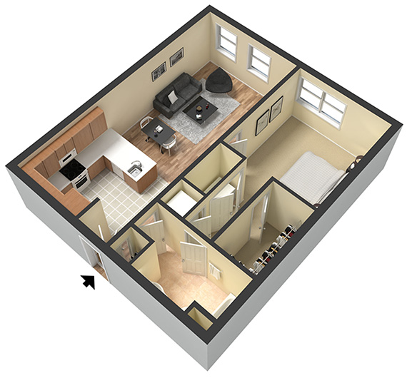 Building 1 - Model E - Unit 26