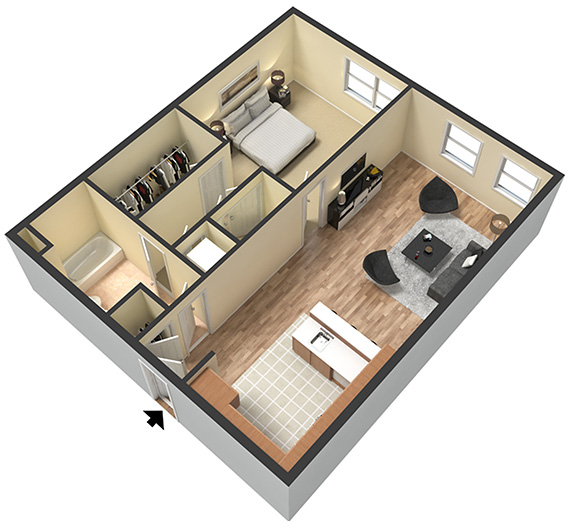 Building 2 - Model E - Unit 25